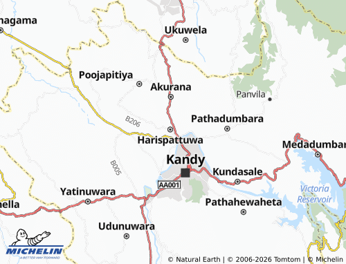Mappa MICHELIN Ranawana East - ViaMichelin