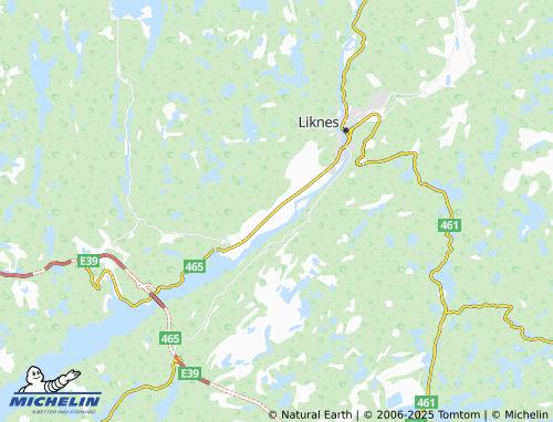 MICHELIN Øye map - ViaMichelin
