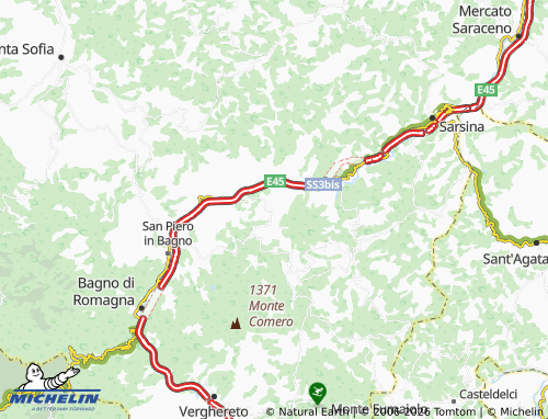 MICHELIN Selvapiana map - ViaMichelin