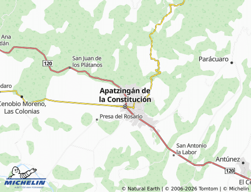 Mapa MICHELIN La Fuente - ViaMichelin