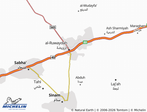 MICHELIN-Landkarte al-Dar al-Bayda' - ViaMichelin