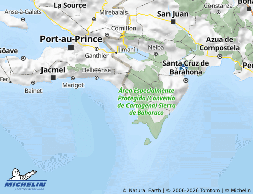 MICHELIN Pedernales map - ViaMichelin