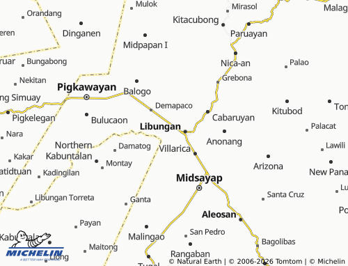 MICHELIN Gumaga map - ViaMichelin