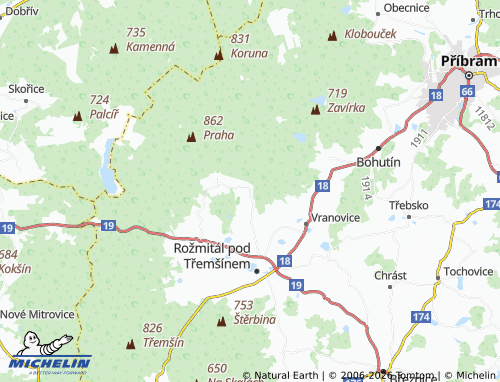 Mappa MICHELIN Zalány - ViaMichelin