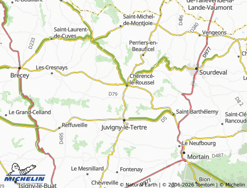 MICHELIN Le Mesnil-Tôve map - ViaMichelin