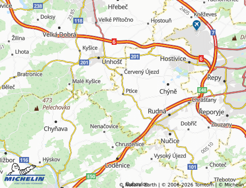 Kaart MICHELIN Ptice - ViaMichelin
