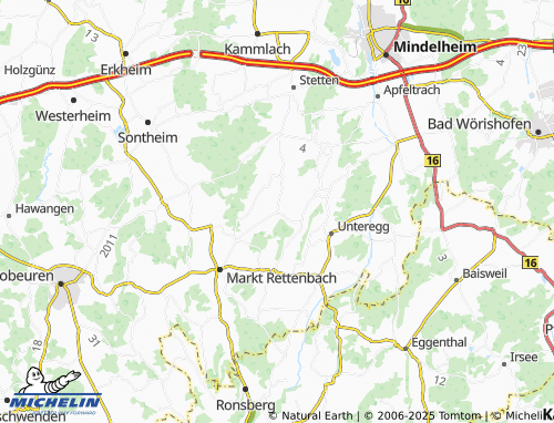 MICHELIN Eutenhausen map - ViaMichelin