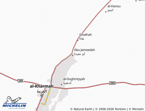 MICHELIN-Landkarte Abu Jameedah - ViaMichelin