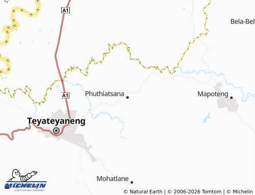 MICHELIN Phuthiatsana map - ViaMichelin