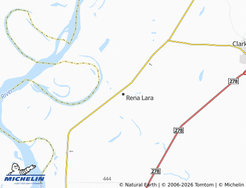 Mapa MICHELIN Rena Lara - ViaMichelin