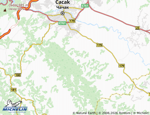 Mapa MICHELIN Banjica - ViaMichelin