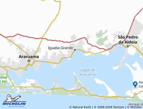 Mapa MICHELIN Laguna Azul - ViaMichelin