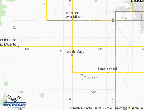 Mapa MICHELIN Primero de Mayo - ViaMichelin