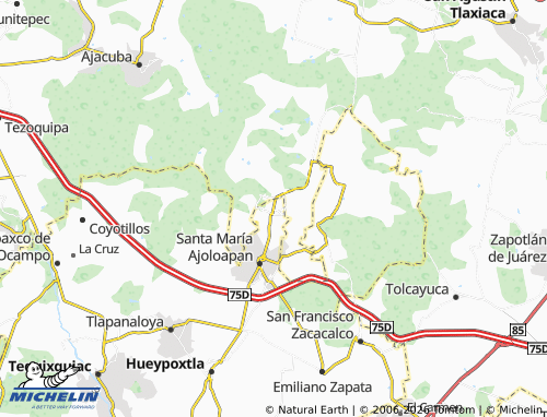 Kaart MICHELIN Tianguistongo - ViaMichelin
