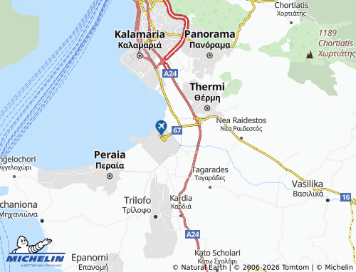 Mapa MICHELIN Mikra - ViaMichelin