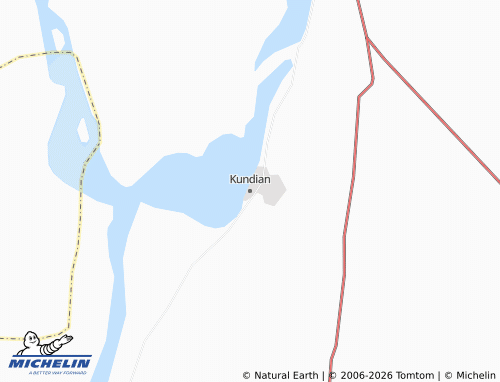 MICHELIN-Landkarte Kundian - ViaMichelin