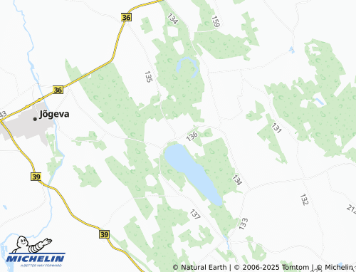 MICHELIN Kuremaa map - ViaMichelin