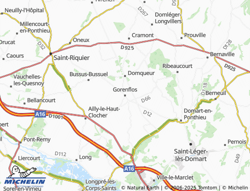 MICHELIN-Landkarte Gorenflos - ViaMichelin