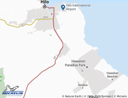 Kaart MICHELIN Kea'au - ViaMichelin