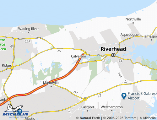 Mapa MICHELIN Calverton - ViaMichelin