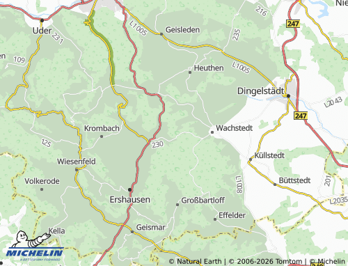 Mapa MICHELIN Burg Gleichenstein - ViaMichelin