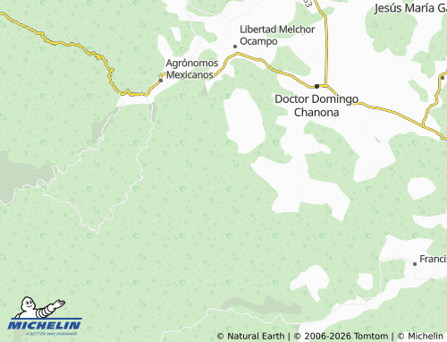 Mapa MICHELIN Niquidámbar - ViaMichelin