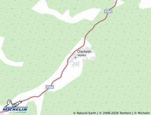 MICHELIN-Landkarte Cherkekh - ViaMichelin