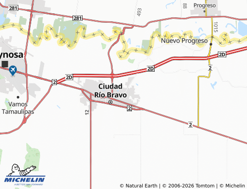Mappa MICHELIN Fundadores - ViaMichelin