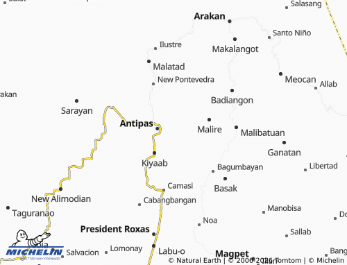 MICHELIN Canaan map - ViaMichelin