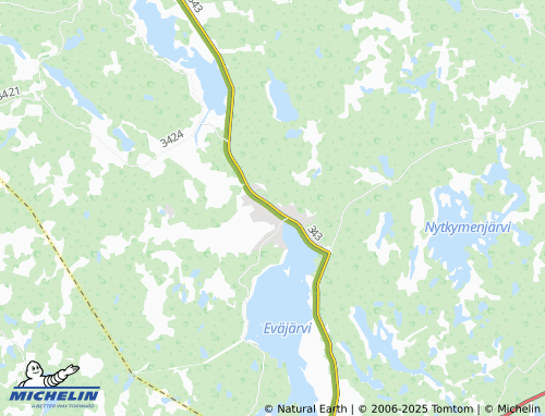 MICHELIN Halli map - ViaMichelin