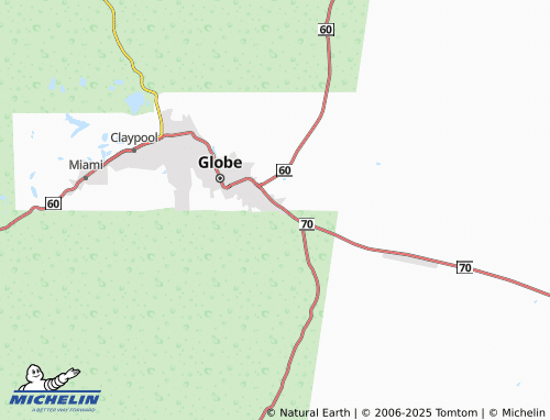 MICHELIN Pinal map - ViaMichelin