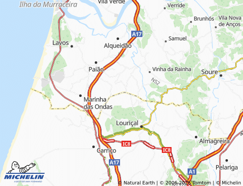 MICHELIN Torneira map - ViaMichelin
