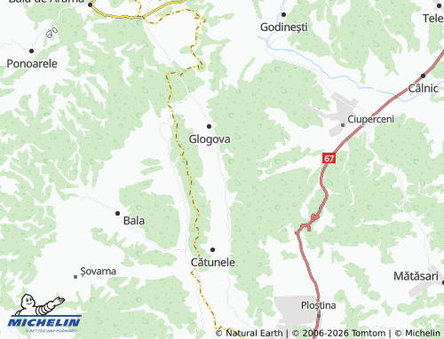 Carte MICHELIN Iormănești - ViaMichelin
