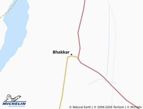Kaart MICHELIN Bhakkar - ViaMichelin