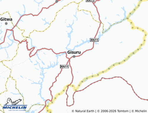 Mappa MICHELIN Gisuru - ViaMichelin