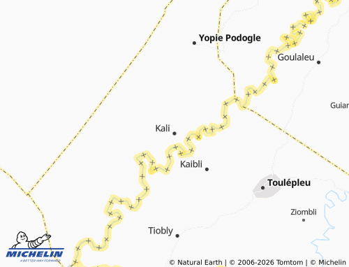 MICHELIN Kali map - ViaMichelin