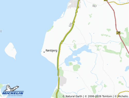 MICHELIN Ranum map - ViaMichelin