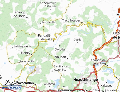 Carte MICHELIN Xolotla - ViaMichelin