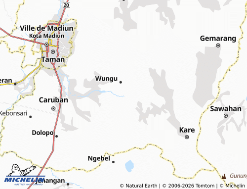 MICHELIN Kresek map - ViaMichelin