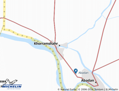 Kaart MICHELIN Khorramshahr - ViaMichelin