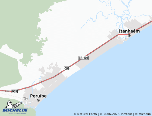 Mapa MICHELIN Gaivota Interior - ViaMichelin