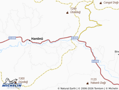 Mappa MICHELIN Yenice - ViaMichelin