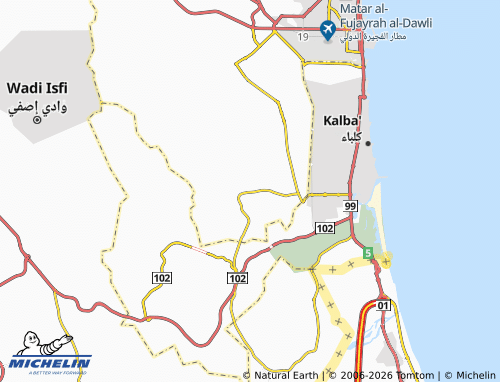 Mappa MICHELIN Wadi Mai - ViaMichelin