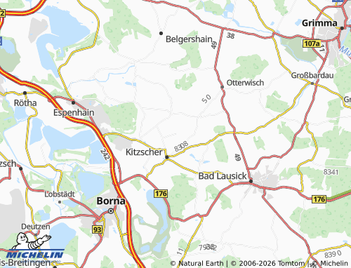MICHELIN Lindhardt map - ViaMichelin