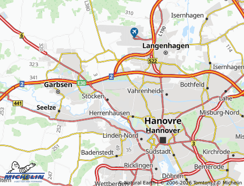 MICHELIN Ledeburg map - ViaMichelin