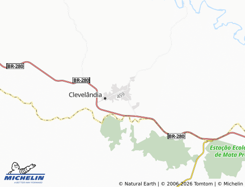 Mappa MICHELIN Araucária - ViaMichelin