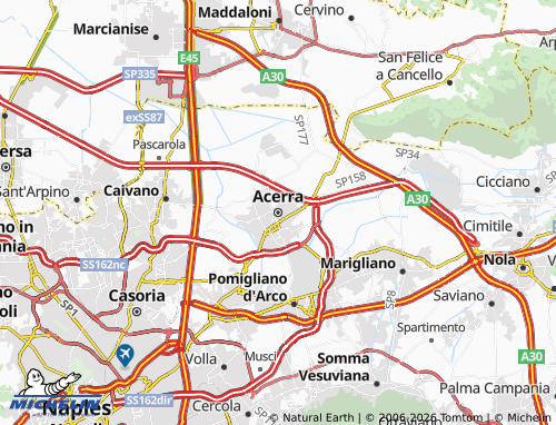 MICHELIN Acerra map - ViaMichelin