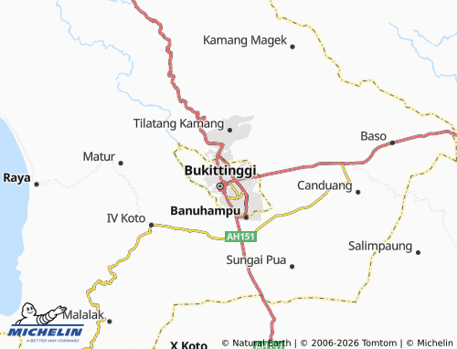 Mapa MICHELIN Campago Ipuh - ViaMichelin