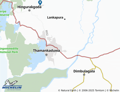 MICHELIN Kaduruwela East map - ViaMichelin