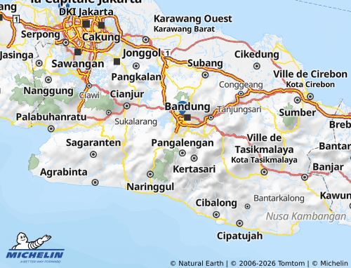 Mapa MICHELIN Bandung - ViaMichelin